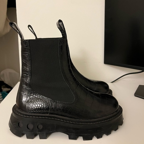 Simon Miller Leather Chelsea Boots - Picture 7 of 12